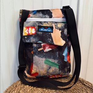 KAVU Black Popsicle Print Bag - Excellent Condition